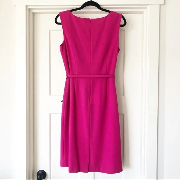 NWOT - Jones New York Fuchsia Sheath Dress - Picture 3 of 5